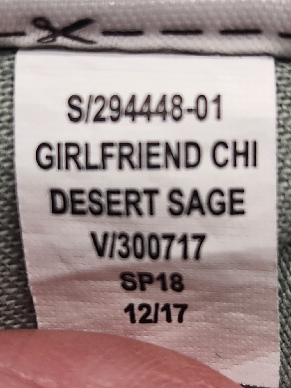 ⭐️GAP Desert Sage Linen Cotton Girlfriend Chino Pants 8 Green Minimalist Summer - Picture 10 of 11